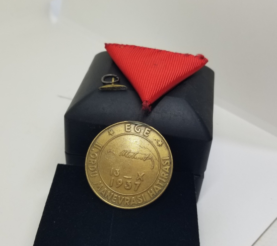 ORİJİNAL ASKI VE KURDELASIYLA EGE 2.ORDU MANEVRASI HATIRASI MADALYA