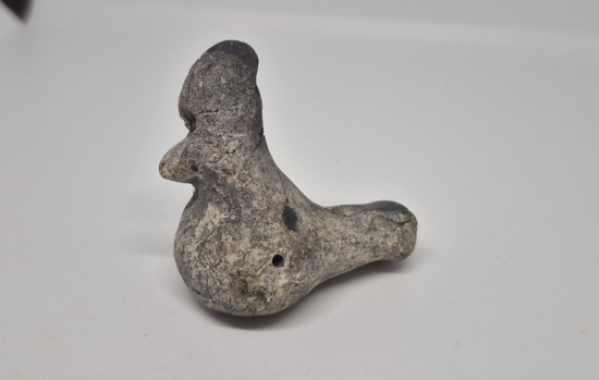 OSMANLI DÖNEMİ EL YAPIMI NADİR KUŞ FİGÜRLÜ OYUNCAK TOPRAK DÜDÜK