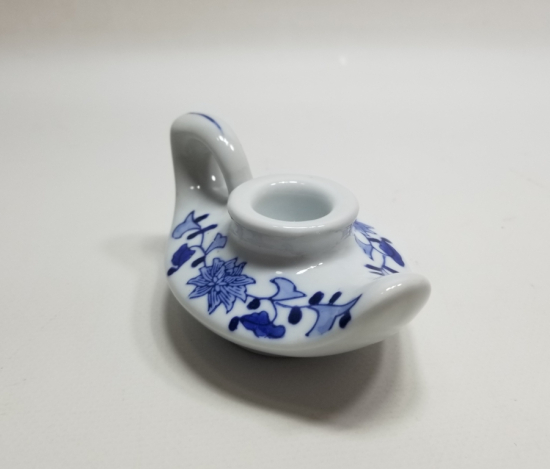 UZAKDOĞU YAPIMI ANTİKA PORSELEN EL MUMLUĞU