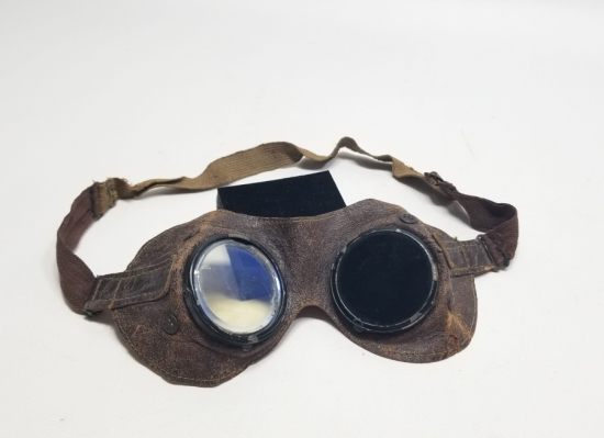 ÇİFT RENKLİ CAMIYLA 2. DÜNYA SAVAŞI DÖNEMİ ÇOK NADİR PİLOT GÖZLÜĞÜ