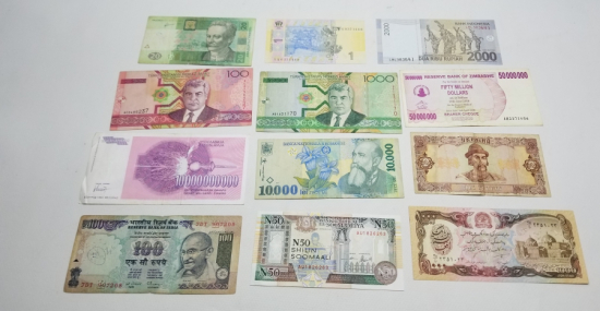 ANTİKA YABANCI KAĞIT PARA LOTU