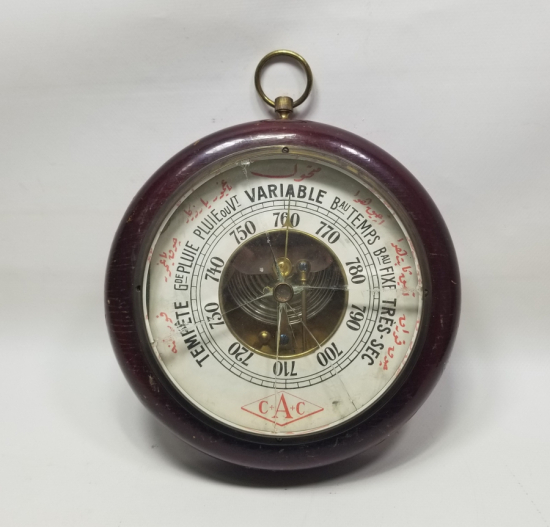 İÇİ OSMANLICA YAZILI OSMANLI DÖNEMİ BAROMETRE