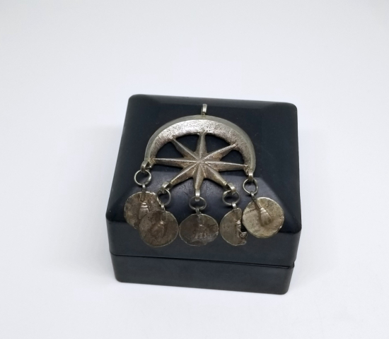 OSMANLI DÖNEMİ AY YILDIZLI GÜMÜŞ AT SÜSÜ