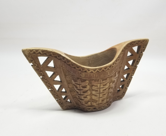 OSMANLI DÖNEMİ EL OYMA AHŞAP KAŞIKLIK