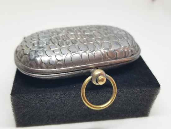 GÜMÜŞ KAPLAMA ANTİKA BOZUK PARA CÜZDANI