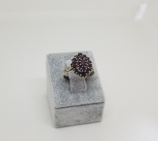 YAKUT TAŞLI ÖZEL YAPIM GÜMÜŞ YÜZÜK