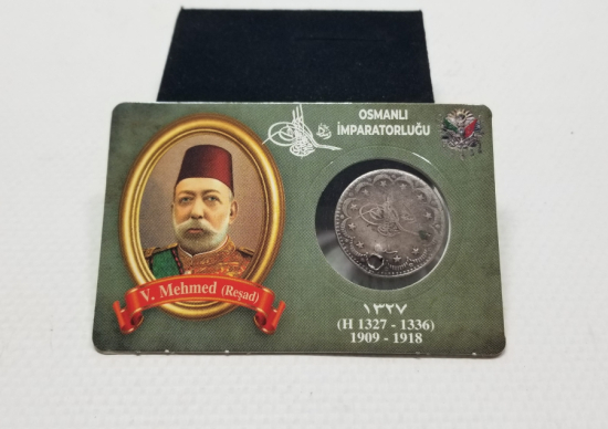 SULTAN MEHMET REŞAD HAN DÖNEMİ GÜMÜŞ 5 KURUŞ MECİDİYE