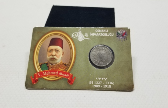 MEHMET REŞAT HAN DÖNEMİ KOLEKSİYONLUK NİKEL 10 PARA