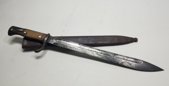 1. DÜNYA SAVAŞI 1916 TARİHLİ NADİR BUTCHER SÜNGÜSÜ - ÇOK NADİR