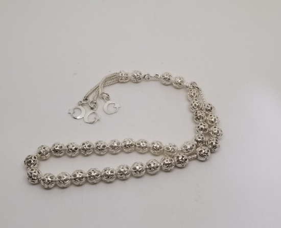 ÖZEL YAPIM GÜMÜŞ TESPİH