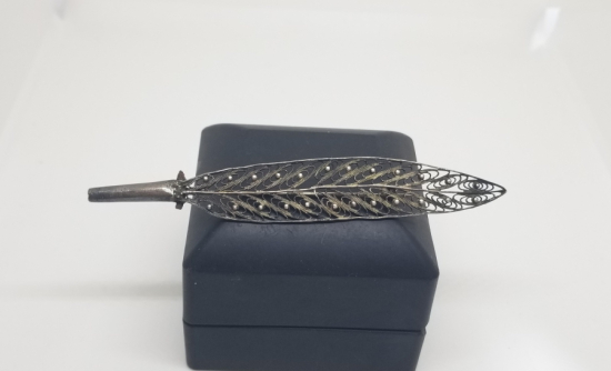 OSMANLI DÖNEMİ TELKARİ İŞÇİLİKLİ GÜMÜŞ DİVİT