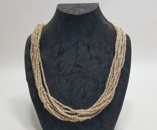 OSMANLI DÖNEMİ BÜYÜK BOY TAM TUR İNCİ GERDANLIK