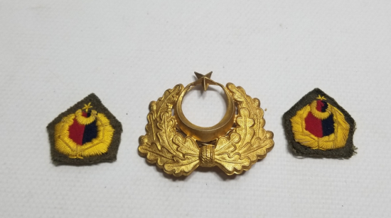 ANTİKA ASKERİ ŞAPKA KOKARTI LOTU