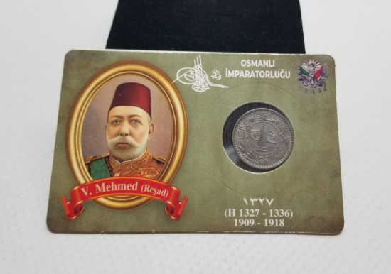 MEHMET REŞAT HAN DÖNEMİ KOLEKSİYONLUK NİKEL 10 PARA