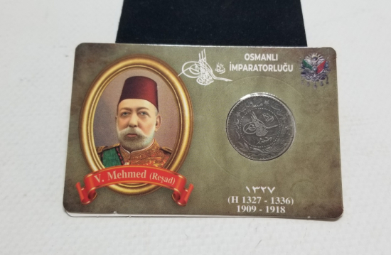 MEHMET REŞAT HAN DÖNEMİ KOLEKSİYONLUK NİKEL 20 PARA
