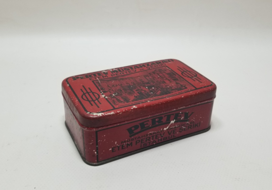 ANTİKA METAL PERTEV İLAÇ KUTUSU