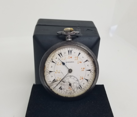 OSMANLI DÖNEMİ MENEVİŞ KASA KURMALI SUBAY CEP SAATİ