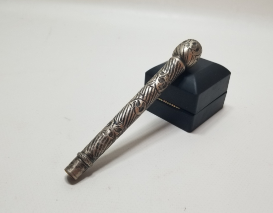 OSMANLI DÖNEMİ GÜMÜŞ KAMÇI SAPI