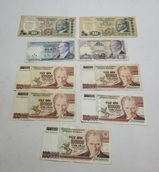 ANTİKA KAĞIT PARA LOTU