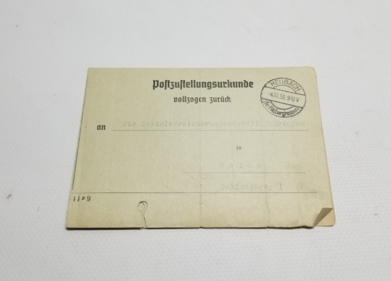 1950 TARİHLİ ALMAN EFEMERA