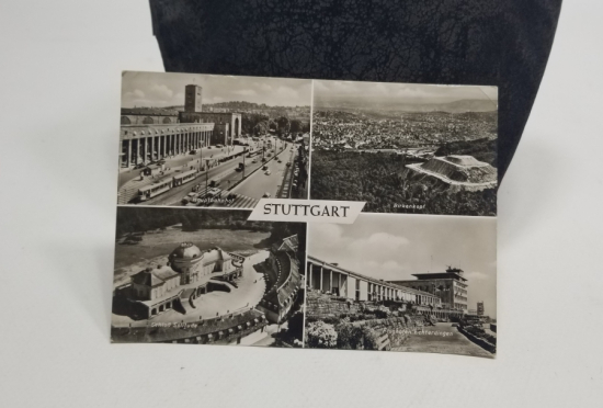 1958 TARİHLİ STUTTGART KARTPOSTAL