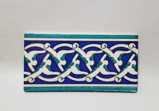 EL BOYAMA İŞÇİLİKLİ ANTİKA KÜTAHYA KARO