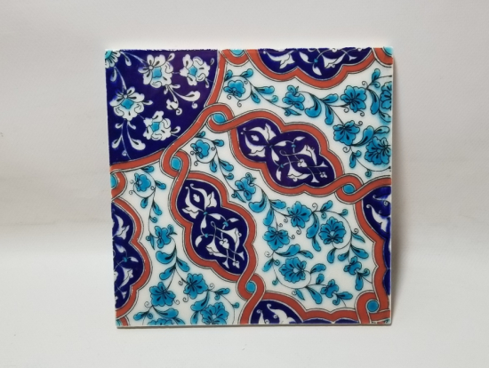 EL BOYAMA İŞÇİLİKLİ ANTİKA KÜTAHYA KARO