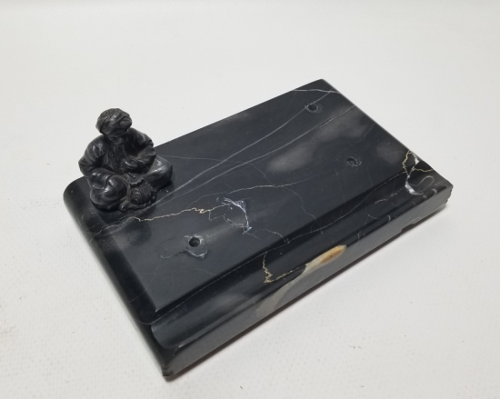 MERMER APLİKLİ ANTİKA KALEMLİK