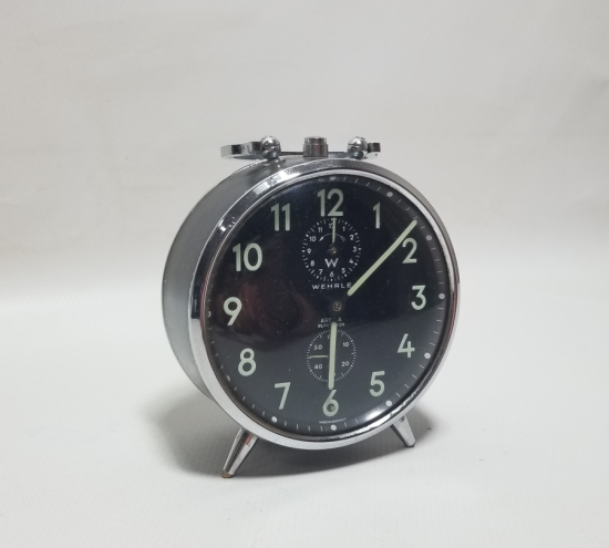 WEHRLE MARKA ANTİKA KURMALI MASA SAATİ