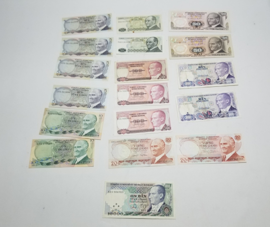 ANTİKA YERLİ KAĞIT PARA LOTU