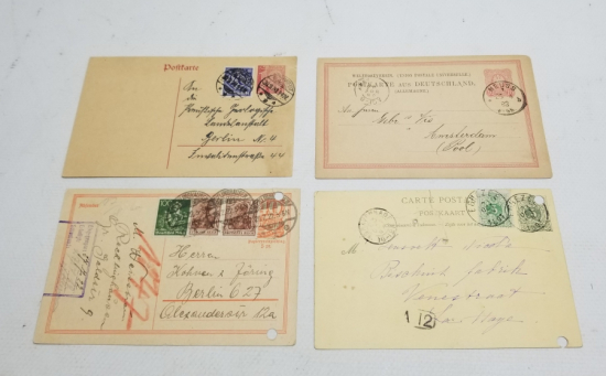 4 ADET ALMAN YAZILI KARTPOSTAL