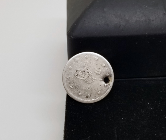 MEHMET REŞAT HAN DÖNEMİ EDİRNE SEYAHATİ ANISINA BASTIRILMIŞ NADİR GÜMÜŞ 2 KURUŞ