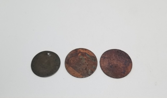 ABDÜLMECİD HAN DÖNEMİ 3 ADET BAKIR 5 PARA
