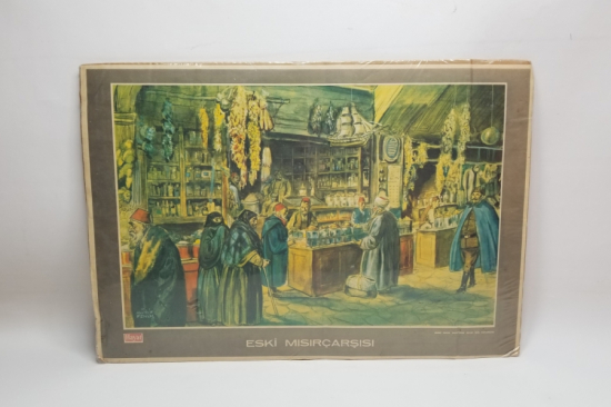 ESKİ MISIR ÇARŞISI GÖRSELLİ HAYAT DERGİSİ PANO