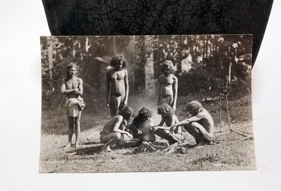 1900 BAŞLARI ABORJİNLER GÖRSELLİ NADİR KARTPOSTAL