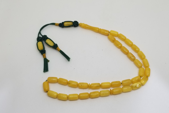 ÖZEL YAPIM DAMLA KEHRİBAR TESPİH