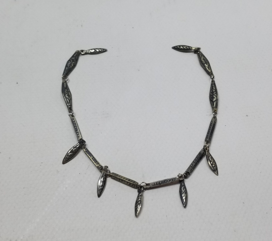 OSMANLI DÖNEMİ ESKİŞEHİR YAPIMI SAVATLI PARÇALARDAN DİZAYN EDİLMİŞ GERDANLIK PARÇASI