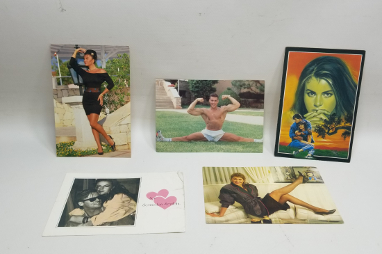 5 ADET ANTİKA ÜNLÜLER KARTPOSTALI