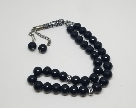 GÜMÜŞ KAPLAMA İMAMELİ 33LÜ GÜRCİSTAN OLTUSU TESPİH