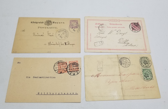 ALMANCA YAZILI ANTİKA KARTPOSTAL LOTU