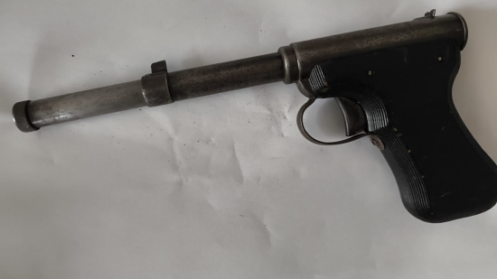 ÇOK NADİR EL YAPIMI  HAVALI TABANCA