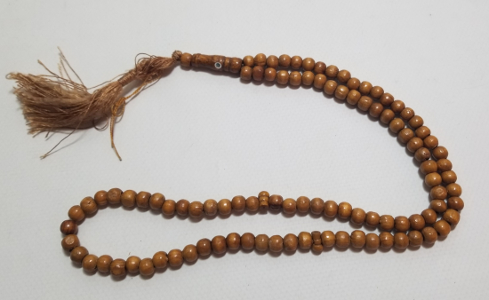 İÇİNDE KABE-İ ŞERİF GÖRSELİ BULUNAN MİKRO RESİMLİ ANTİKA NAMAZ TESPİHİ