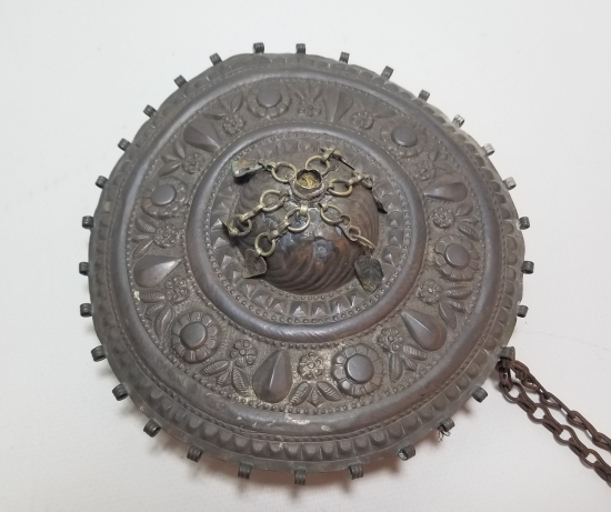 OSMANLI DÖNEMİ KABARTMA İŞÇİLİKLİ BADEMLİ MODEL GELİN TEPELİĞİ