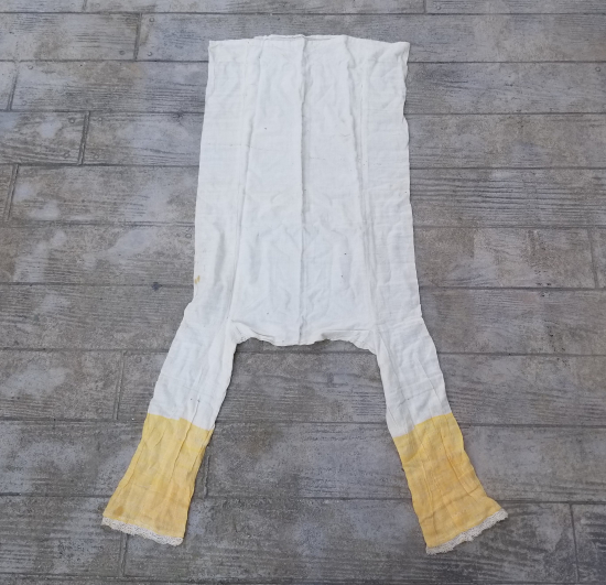 OSMANLI DÖNEMİ EL DOKUMA PAMUKLU ŞALVAR İÇLİĞİ