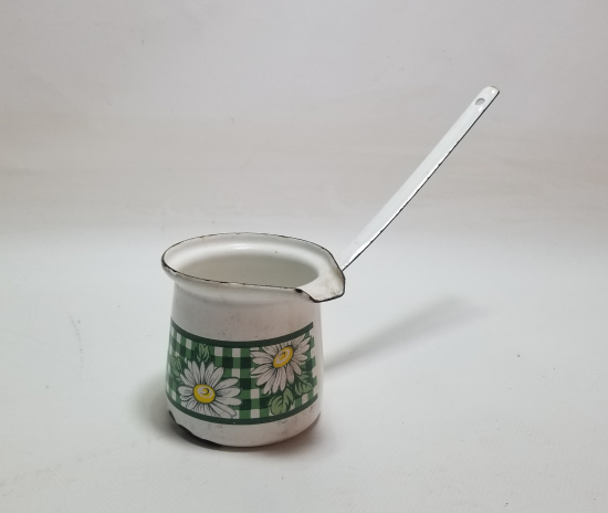 YERLİ YAPIM ANTİKA EMAYE CEZVE