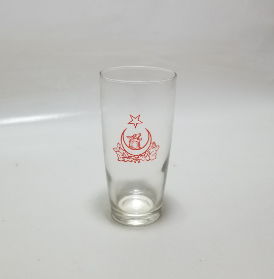 CUMHURİYET BAŞLARI ÇOK NADİR ÜZERİ BOZKURT VE AY YILDIZLI BARDAK