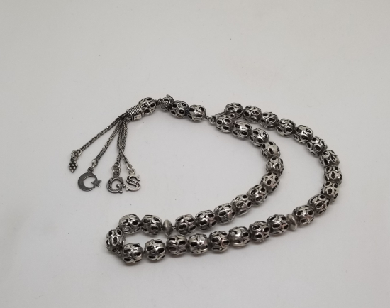 ÖZEL YAPIM GÜMÜŞ TESPİH