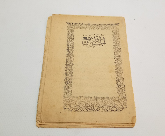 OSMANLI DÖNEMİ TAŞ BASKI KUR'AN-I KERİM CÜZÜ