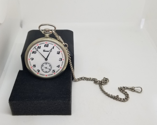 MOTOSİKLET YARIŞMASI HATIRASI ORİJİNAL KÖSTEĞİYLE KURMALI ANTİKA CEP SAATİ