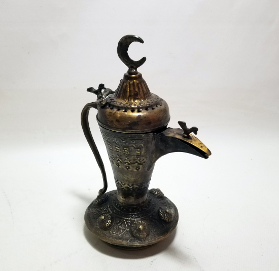 ALTI DAMGALI BRONZ DÖKÜM KAHVEDAN - MIRRA